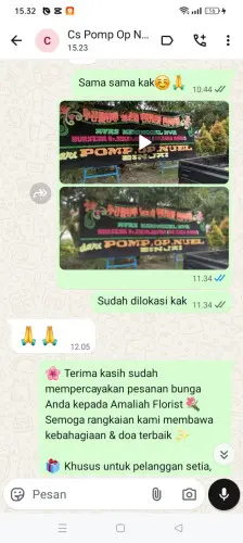 Testimonial Papan Bunga kaduronyok
