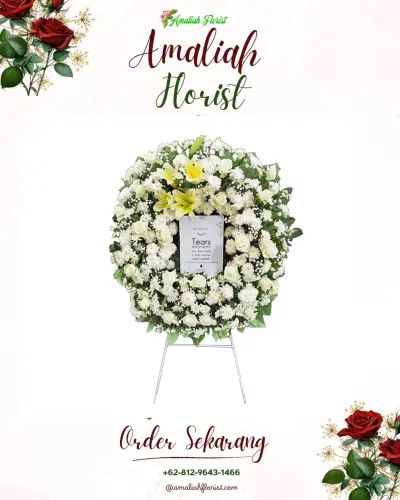 Krans Bunga Duka Cita kaduronyok